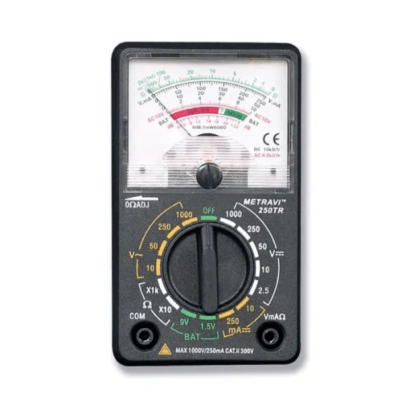 Metravi 250TR Analog Multimeter 0-1000V AC Voltage image-1