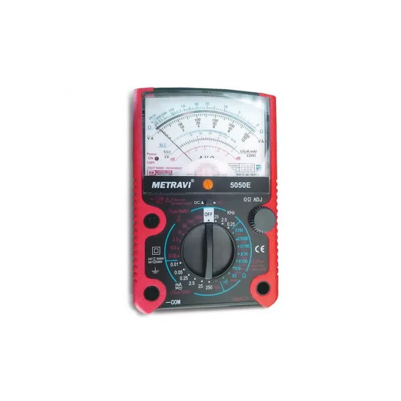 Metravi 5050E Analog Multimeter 0-1000 VAC image-1