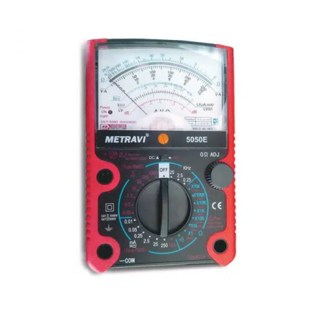 Metravi 5050E Analog Multimeter 0-1000 VAC image-1