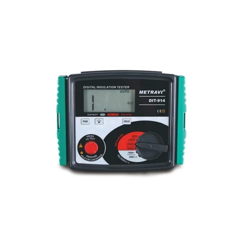 Metravi DIT-914 Annunciator Digital Insulation Tester 200 Ω - 200 GΩ image-1