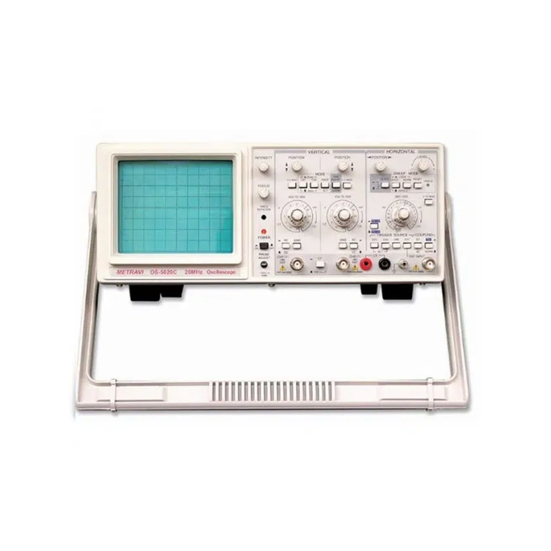 Metravi OS-5020C Dual Channel Oscilloscope with Component Tester 20 MHz image-1