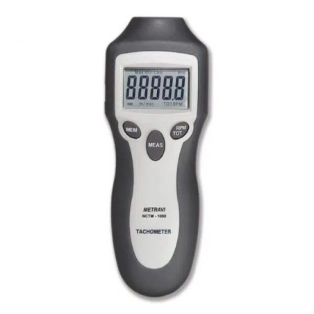 Metravi NCTM-1000 Digital Non-Contact Tachometer cum Digital Counter 2-99999 RPM image-1