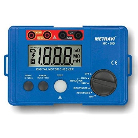 Metravi MC-38D Blue Backlit LCD Digital Motor Checker image-1