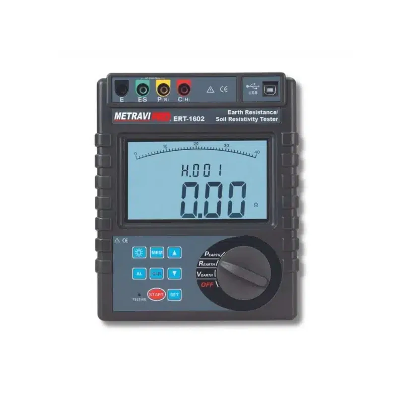 Metravi Earth Resistance and Soil Resistivity Tester PRO ERT-1602 image-1