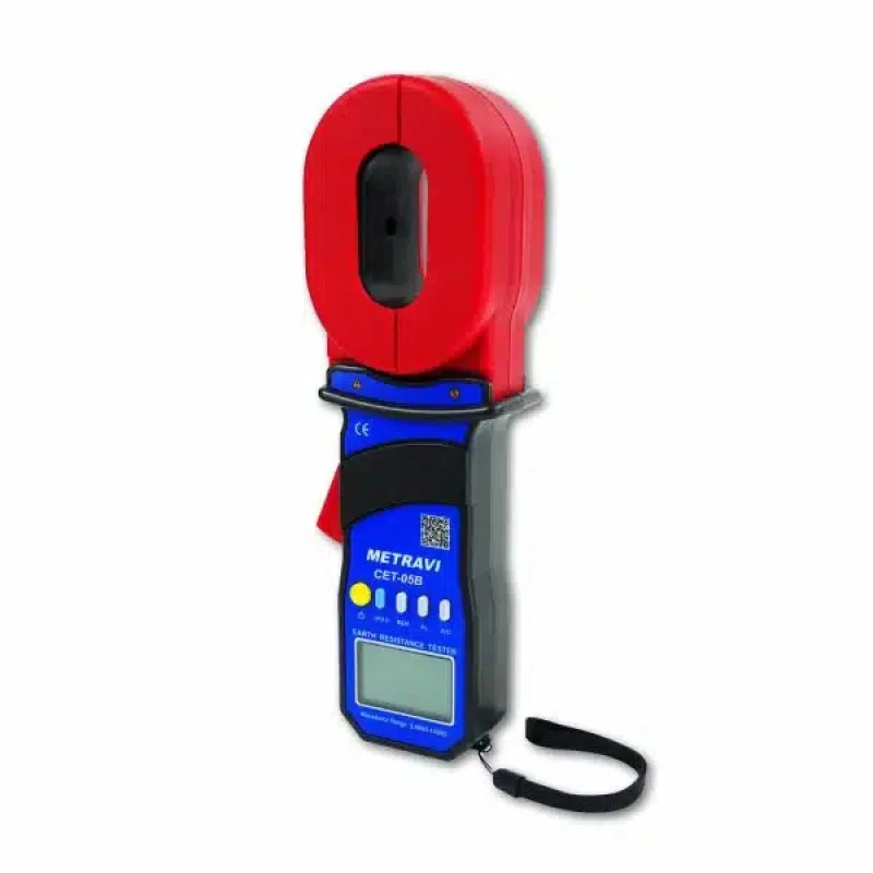 Metravi Clamp-on Earth and Ground Resistance Tester with Bluetooth CET-06B image-1