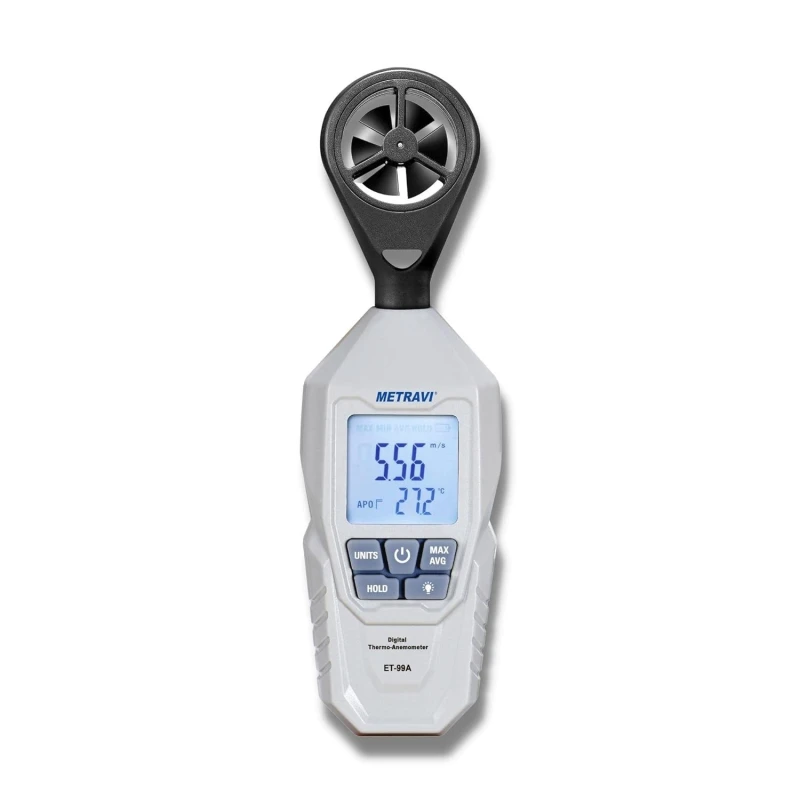 Metravi ET-99A Grey Thermo Anemometer image-1