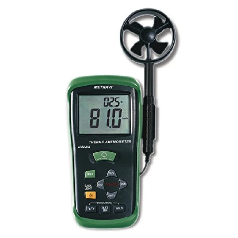Metravi AVM-04 Digital Thermo Anemometer 0 to 45 m/s image-1