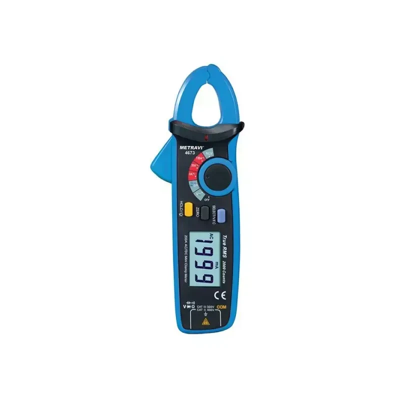 Metravi TRMS AC/DC Leakage Current Clamp Meter 4673 image-1