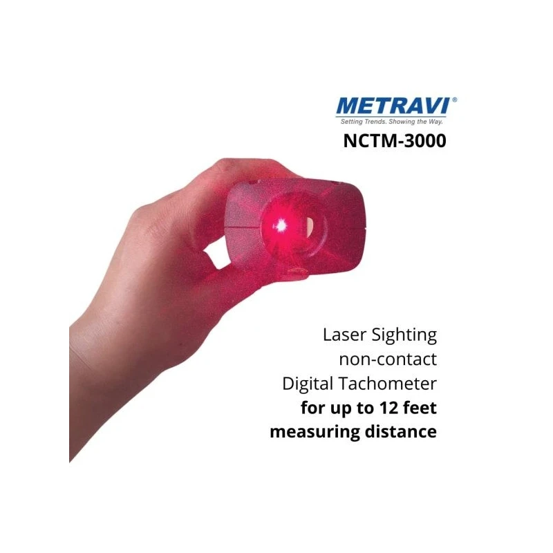 Buy Metravi NCTM-3000 Contact & Non-contact Tachometer Online