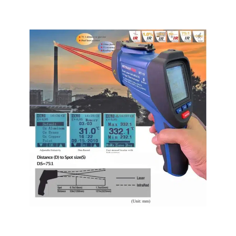Buy Metravi MT-19 Infrared Thermometer with Logger Online