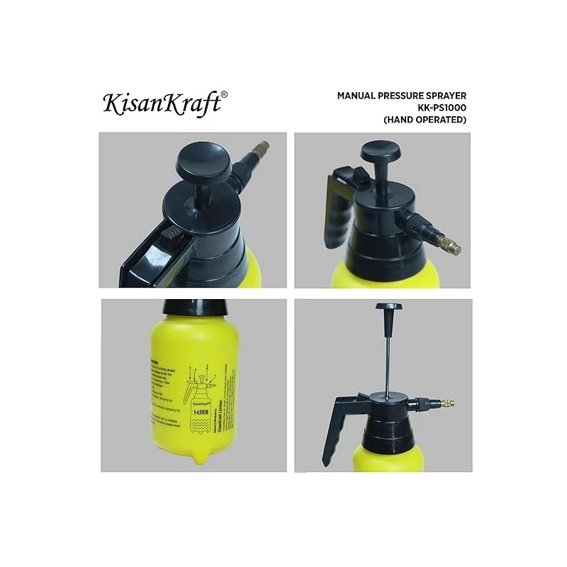 Kisankraft 1L Hand Operated Pressure Sprayer KK-PS1000 image-3
