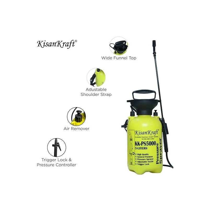 Kisankraft 5-Litre Hand Operated Pressure Sprayer KK-PS5000 image-2