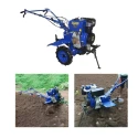KisanKraft 6.7kW 4-Stroke Diesel Power Tiller/Weeder IntercultivatorFB-IC-409D image-3