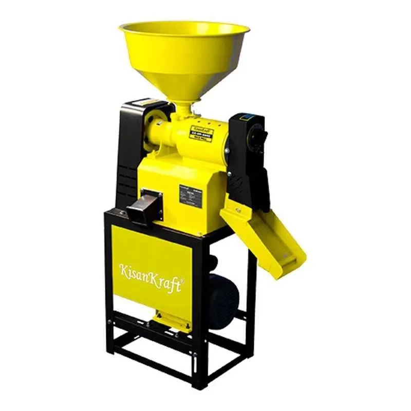 Kisankraft 2.5HP Electric Rice Milling Machine with Electric MotorKK-RM-6N40 image-1