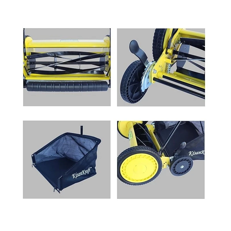 Kisankraft 10L 450mm Manual Lawn MowerKK-LMM-450 image-3