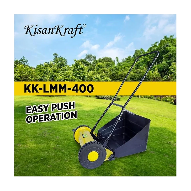 Kisankraft 10L 450mm Manual Lawn MowerKK-LMM-450 image-4