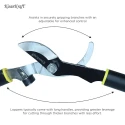 Kisankraft 71cm Steel Two-Handed LopperKK-ALOP-2504 image-4