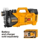 Ingco P20S 8bar 20V Lithium-ion Water Pump with Dual Mode Control & LED IndicatorGWPLI201801  image-2