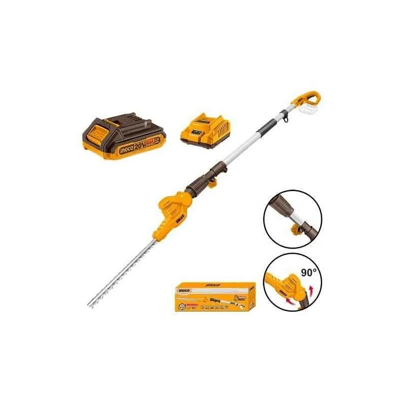 Ingco 20V Li-ion Pole Hedge TrimmerCPHT2016012 image-2