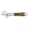 Ingco 0-35mm Chrome Vanadium Steel Yellow & Black Adjustable Wrench, HADW131108