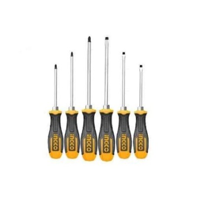 Ingco 6 Pcs Go-Through Screwdriver SetHSGT680608 image-1