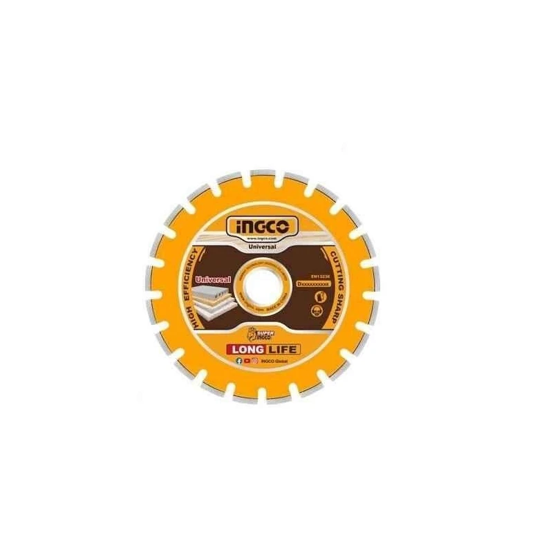 Ingco 355mm Diamond Saw Blade for Asphalt & Concrete CuttingDMD033551 image-1