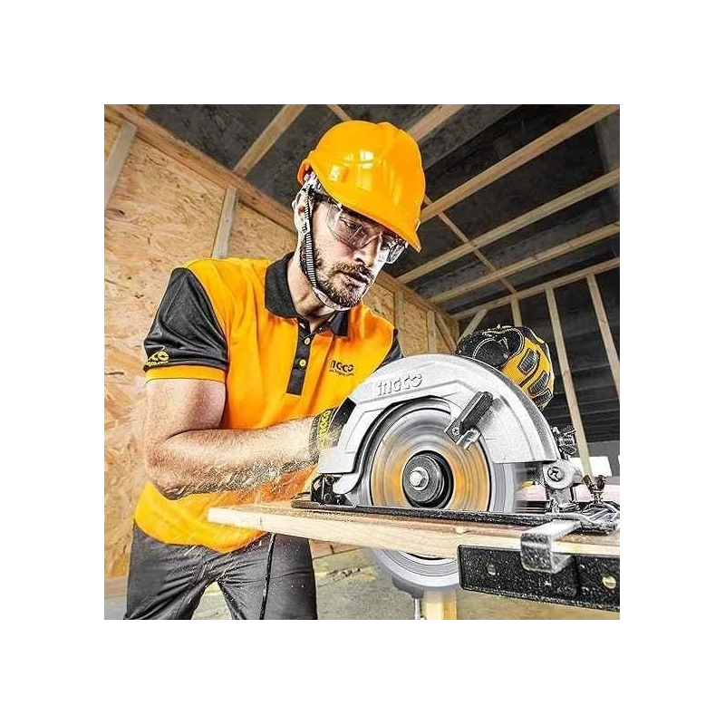 Ingco 165mm Battery Operated Circular Saw for Woodworkers & Finished CarpentersCSLI1651 image-2