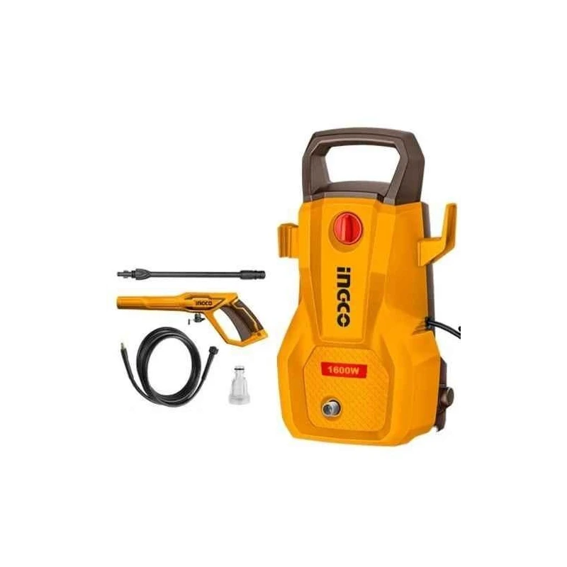 Ingco 1600W 140bar High Pressure Car Washer with AccessoriesHPWR16008 image-1