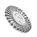 Ingco 125mm Stainless Steel & Plastic Wire Round Wheel BrushWB51251 image-3