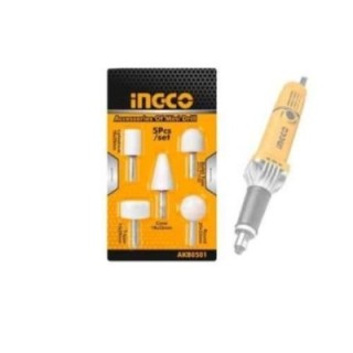 Ingco 5 Pcs Mini Drill Accessories Set for Die GrinderAKB0501 image-1