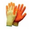 Orange Latex Coated Gloves