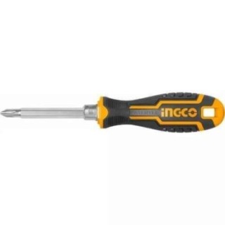Ingco 5X135mm CR-V Black Multipurpose Portable Screw DriverAKISD0203 image-1
