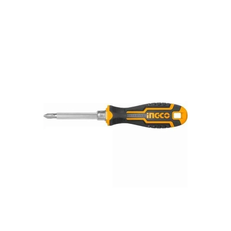 Ingco 5X135mm CR-V Black Multipurpose Portable Screw DriverAKISD0203 image-1