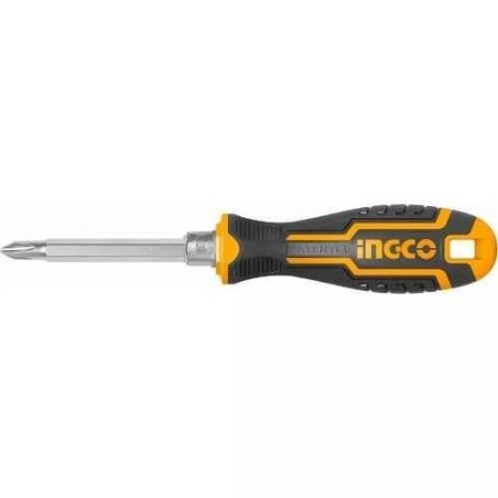 Ingco 5X135mm CR-V Black Multipurpose Portable Screw DriverAKISD0203 image-1