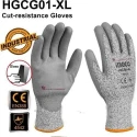 Ingco XL Rubber Grey Cut Resistance GlovesHGCG01-XL image-1
