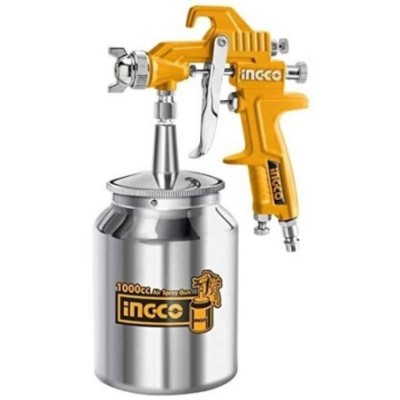 Ingco 1000cc Yellow Pneumatic Spray GunASG3105 image-3