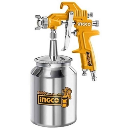 Ingco 1000cc Yellow Pneumatic Spray GunASG3105 image-3