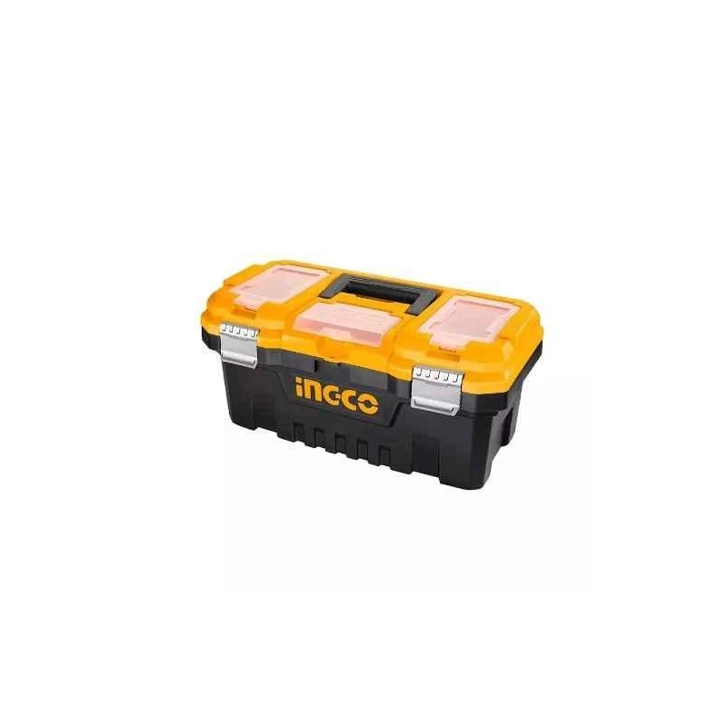 Ingco 17 inch Plastic Yellow Black Tool BoxPBX1702 image-1