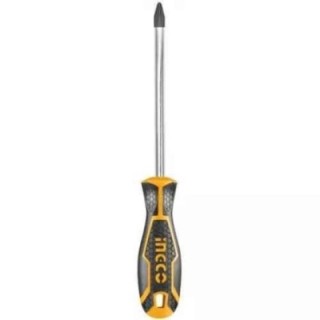 Ingco 75mm Chrome Vanadium Steel Yellow & Black Multipurpose Portable Screw DriverHS68PH1075 image-1