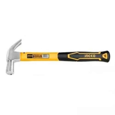 Ingco 29mm Carbon Steel Yellow & Black Claw HammerHCH880229 image-1