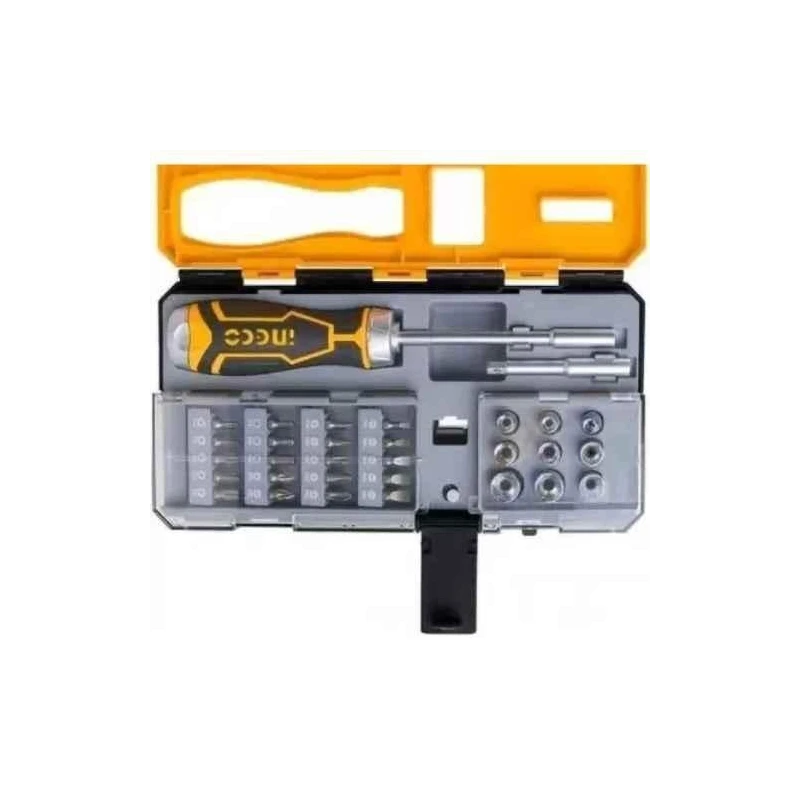 Ingco CrV Yellow Screwdriver SetHKSDB0338 image-1