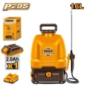 Ingco 16 Litre 2Ah 5bar Cordless Backpack Sprayer with Battery & ChargerCSPLI20162 image-1