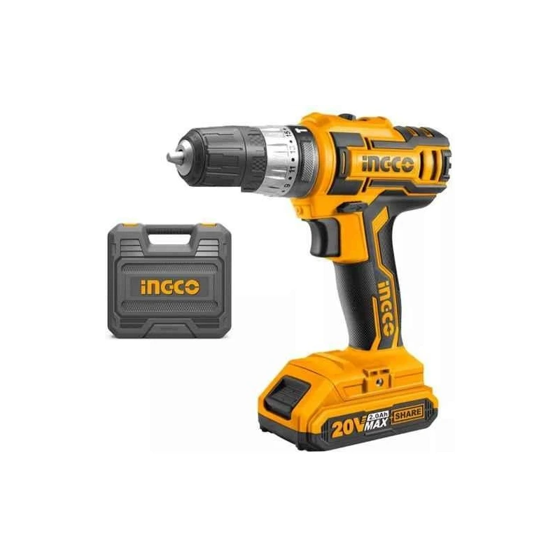 Ingco 20V 0.8-10mm Cordless Impact DrillCIDLI200215 image-1