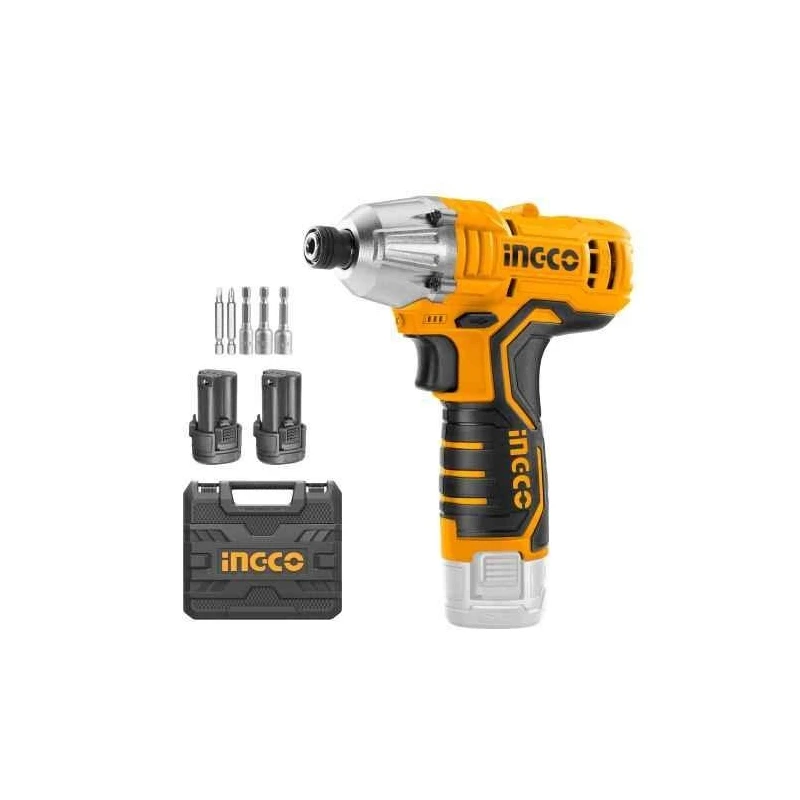 Ingco 1.5Ah 12V Lithium-ion Cordless Impact Wrench DriverCIRLI1201 image-1