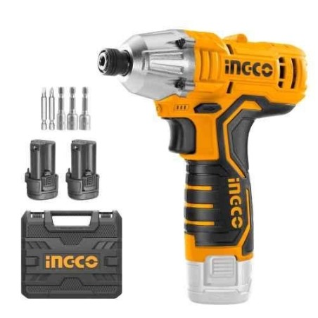 Ingco 1.5Ah 12V Lithium-ion Cordless Impact Wrench DriverCIRLI1201 image-1