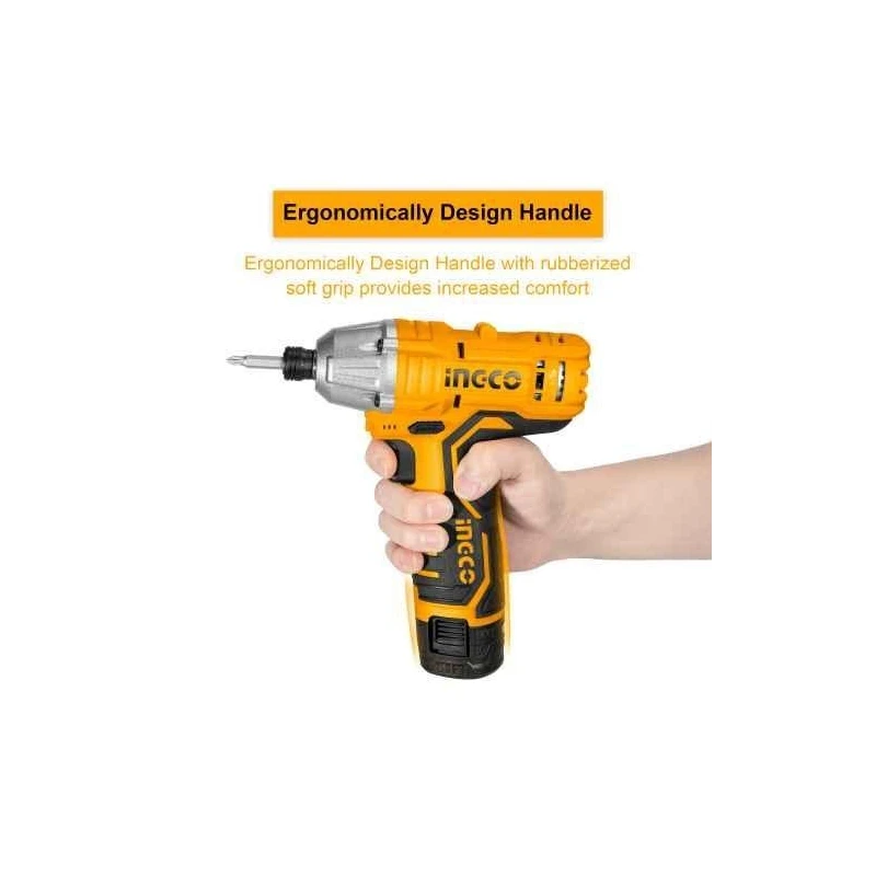 Ingco 1.5Ah 12V Lithium-ion Cordless Impact Wrench DriverCIRLI1201 image-4