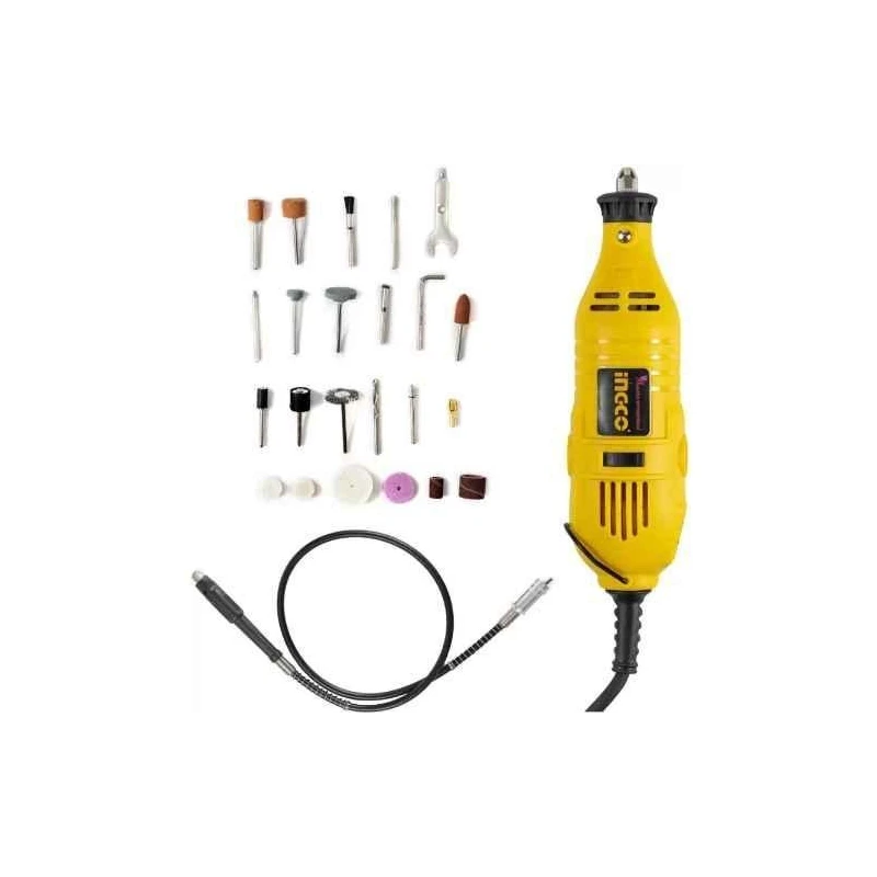 Ingco 180W Yellow & Black Mini Die GrinderMG1809 image-1