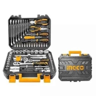Ingco 1/2-1/4 inch CR-V Black & Yellow Screwdriver SetHKTHP21001 image-1