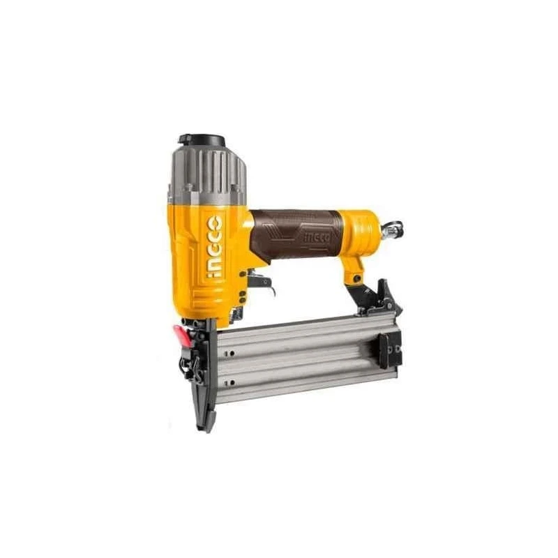 Ingco 15-50mm Pneumatic Air Brad Nailer Gun with 1000 Pcs NailsABN15501 image-1