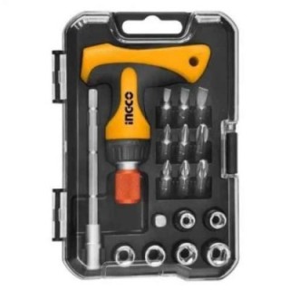 Ingco 18 Pieces T-Handle Wrench Screw Driver SetHKSDB0181 image-1